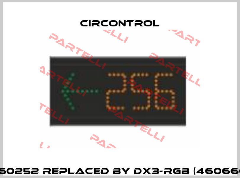 460252 REPLACED BY DX3-RGB (460666) CIRCONTROL