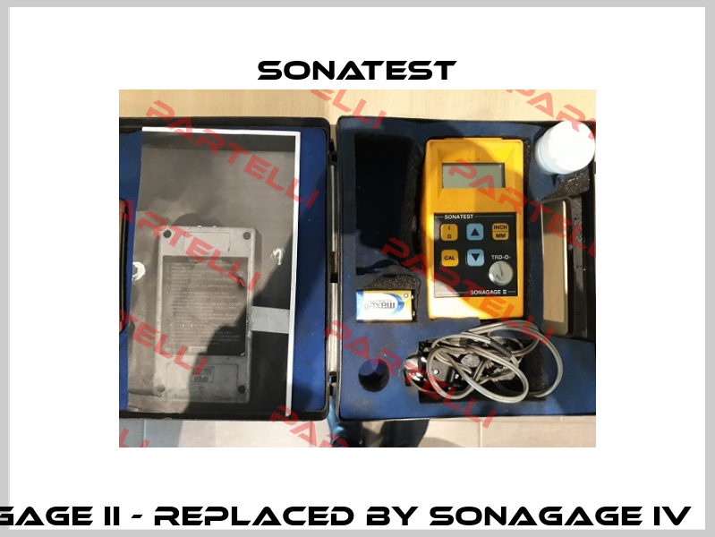 Obsolete -Sonagage II - replaced by SONAGAGE IV   or SONAGAGE III   Sonatest