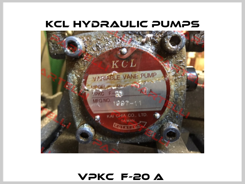 VPKC  F-20 A  KCL HYDRAULIC PUMPS