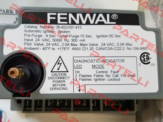35-63J101-415 FENWAL