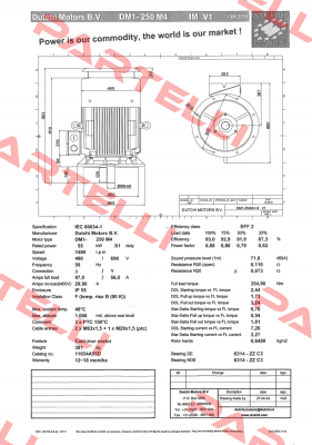 DM1 250M4 obsolete, replaced by TCA250MA4E3U46B 3011+Rf  Marathon (Regal)