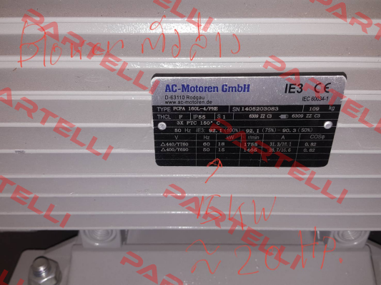 PDM-4-B35-15-160L-G-Z1  AC Motoren