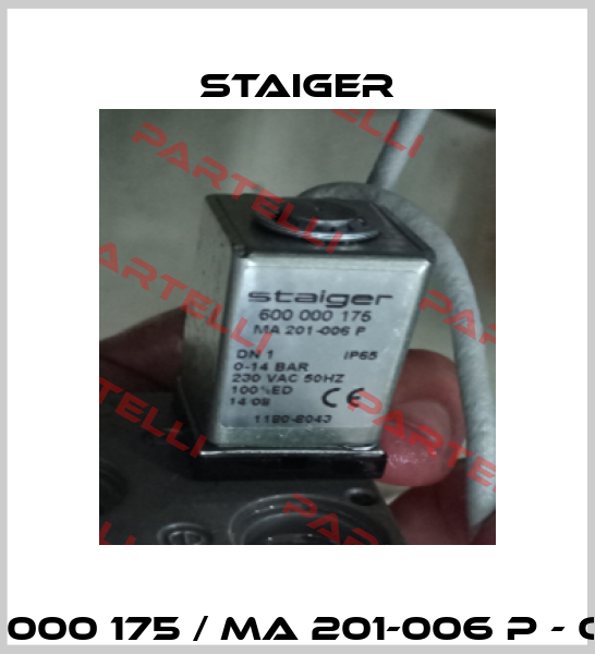 600 000 175 / MA 201-006 P - OEM  Staiger