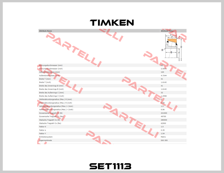 SET1113  Timken