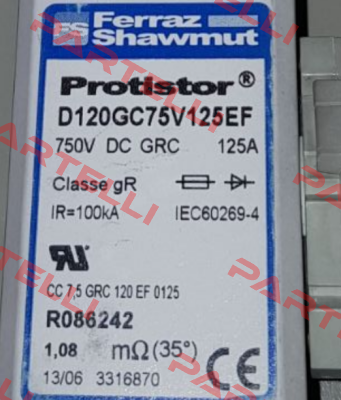 D120GC75V125EF  Mersen
