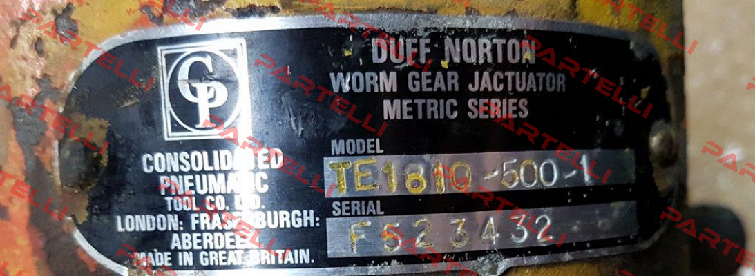 F523432 Model: TE1810-500-1 Duff Norton