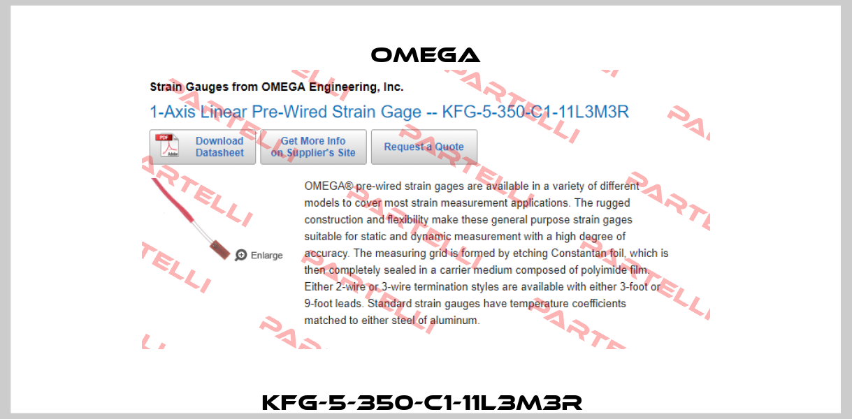 KFG-5-350-C1-11L3M3R  Omega