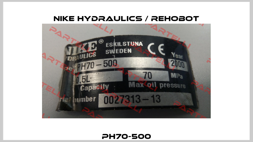 PH70-500 Nike Hydraulics / Rehobot
