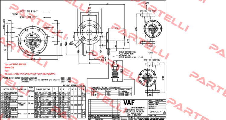 B5025C13  VAF Instruments