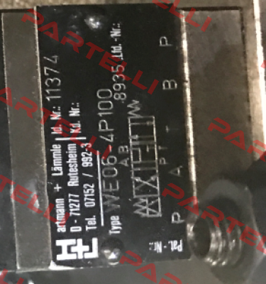 WE06-4P100D24/0H Hartmann-Lammle