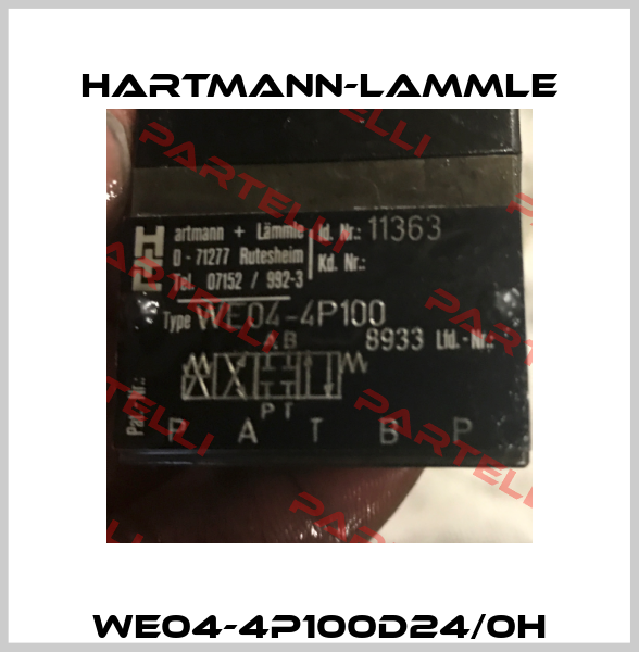 WE04-4P100D24/0H Hartmann-Lammle