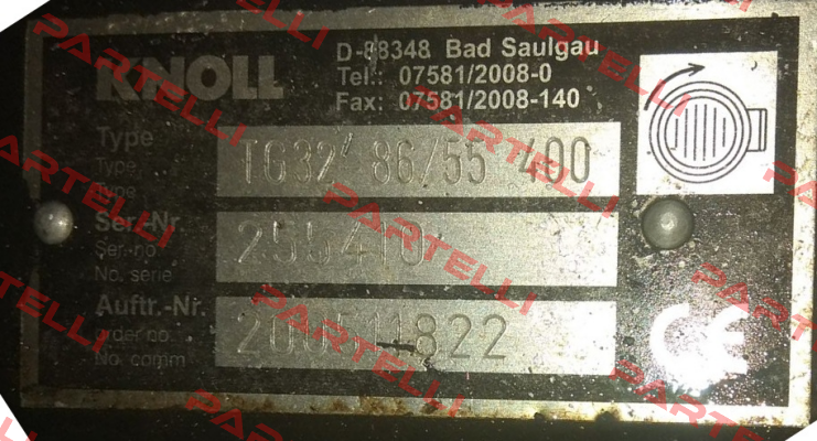 TG 32-86/55 400-1-1-0-0-0-0-0-0-1 - obsolete, alternative - Type: MTR20-7/4A-W-A-HQQV  KNOLL