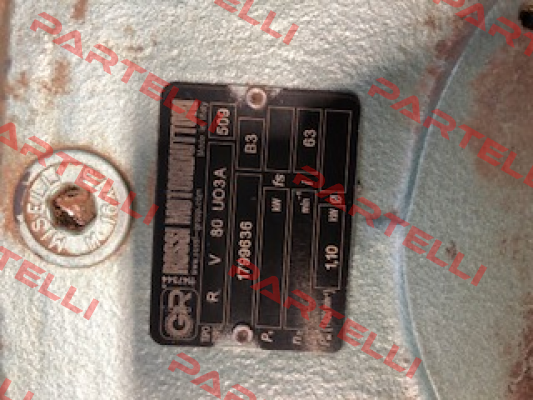 R V 80 UO3A / 1799636 obsolete, replaced by R V 80 UO3A 63  Rossi