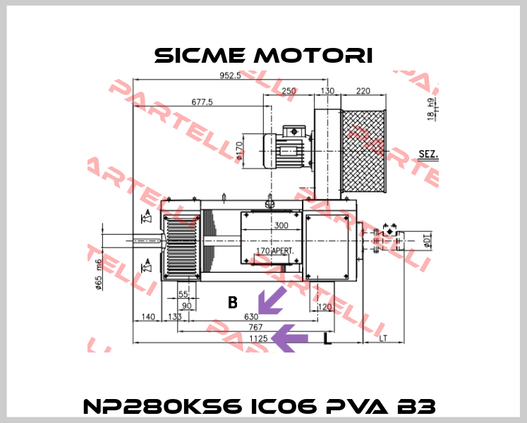 NP280KS6 IC06 PVA B3  Sicme Motori