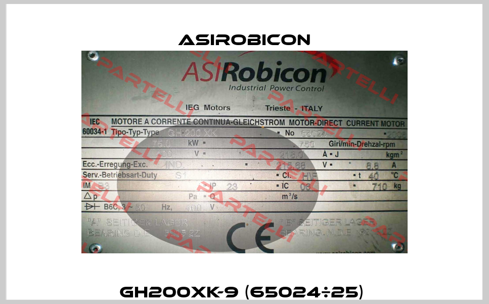 GH200XK-9 (65024÷25)  Asirobicon