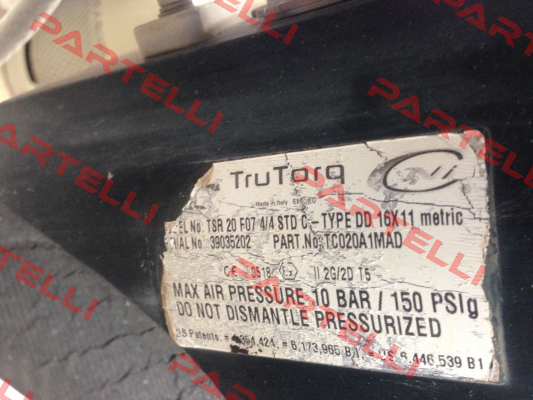 TSR 20 F07 4/4 STD C obsolete, replaced by TSR012 F07 4/4 STD C-TYPE  Trutorq