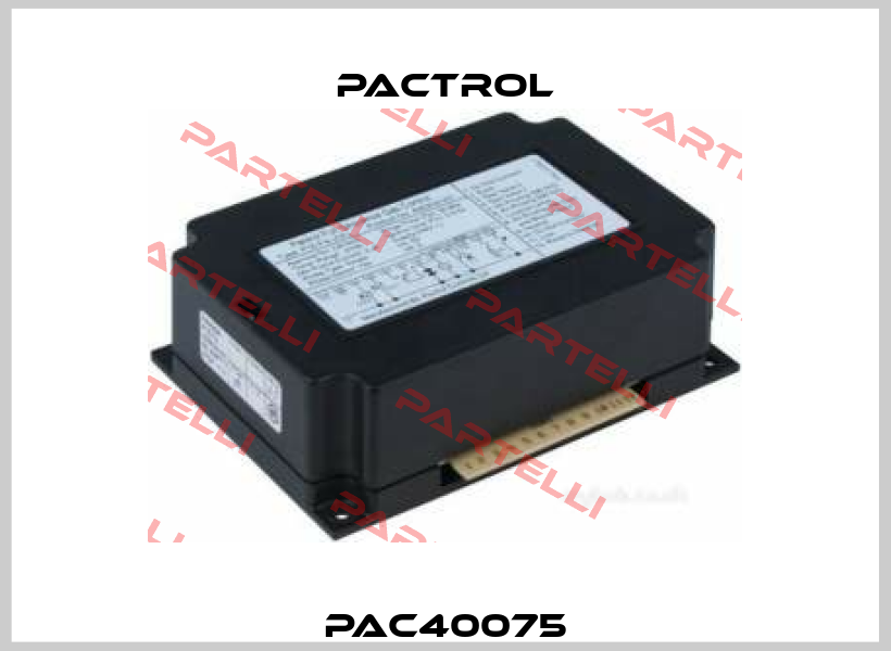 PAC40075 Pactrol