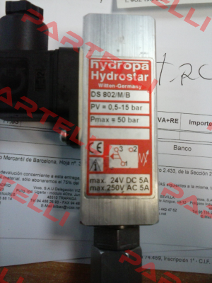 DS-802/M/B (802MB) (12126) Hydropa Hydrostar