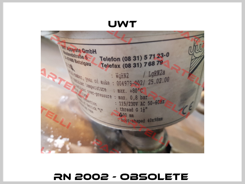 RN 2002 - obsolete  Uwt