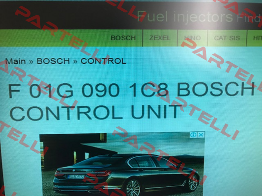 F01G0901C8 not available  Bosch