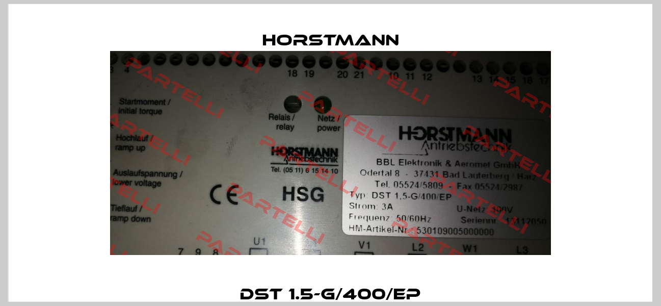 DST 1.5-G/400/EP Horstmann