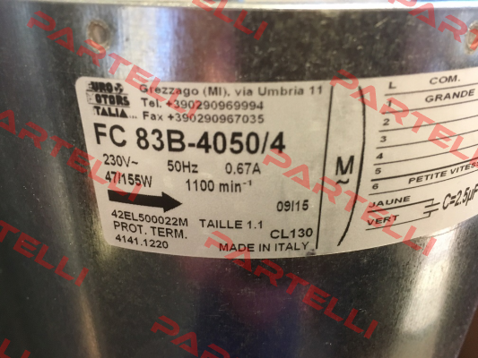 FC 83B-4050/4 OEM Euro Motors Italia