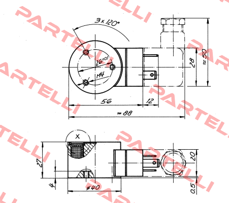 GTA040.524001 24V DC  HAHN-MAGNET (Kendrion)