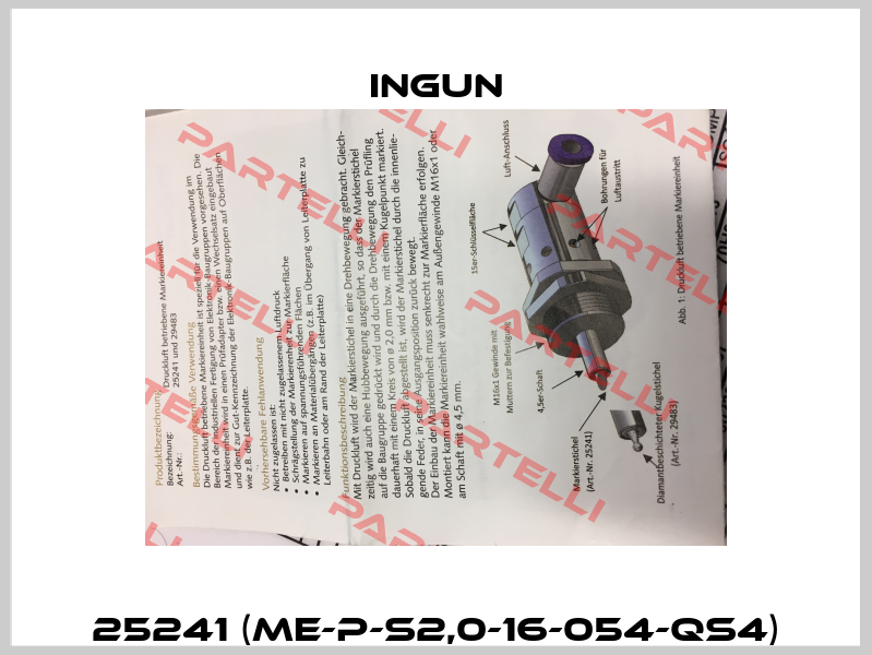 25241 (ME-P-S2,0-16-054-QS4) Ingun