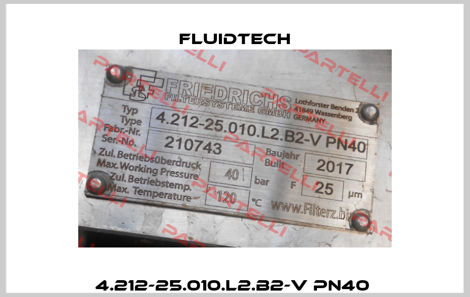 4.212-25.010.L2.B2-V PN40  Fluidtech