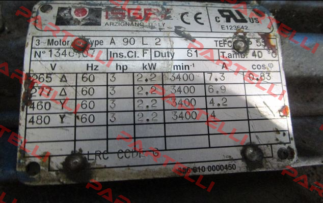 A90L2 (OEM for Lowara)  Isgev