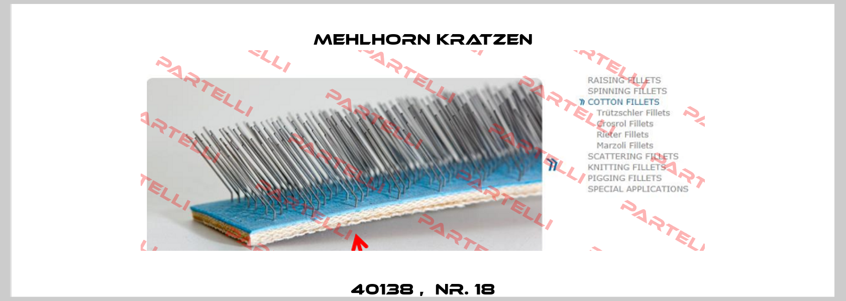 40138 ,  Nr. 18 Mehlhorn Kratzen