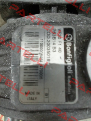 VF 30 F1 40 P63 B14 B3 Bonfiglioli