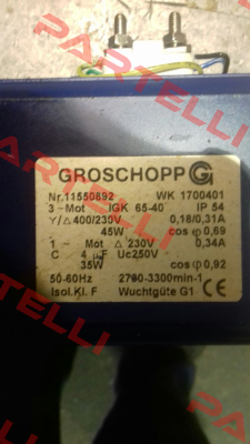 11550892 IGK 65-40 Groschopp