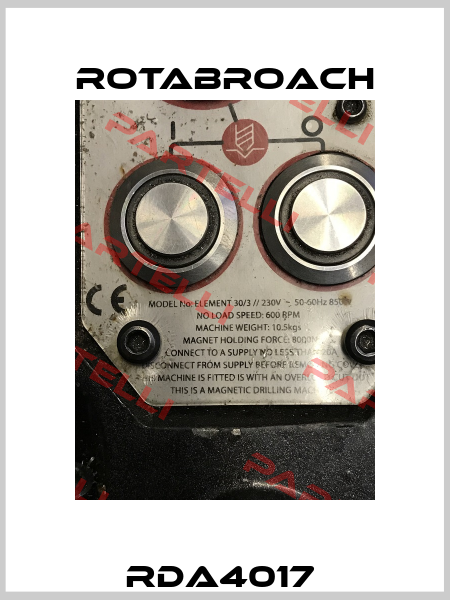 RDA4017  Rotabroach