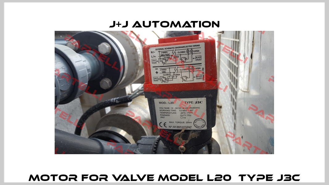 motor for valve Model L20  type J3C J+J Automation