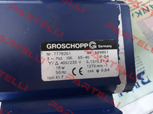 7778261  OEM  Groschopp