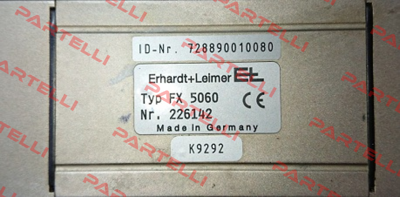 226142 obsolete, replacement P/N: 00363592 Type: FX 5260  Erhardt Leimer