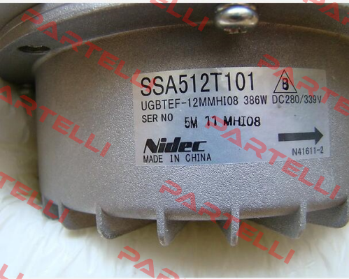 SSA512T101   S/N:5M 11 MHI 08 OEM Nidec