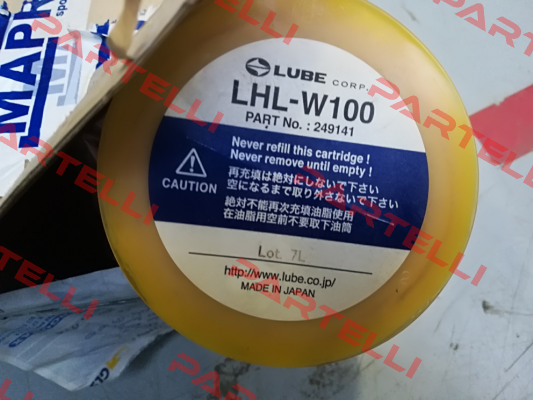 249141 Type  LHL-W100-7 Lube