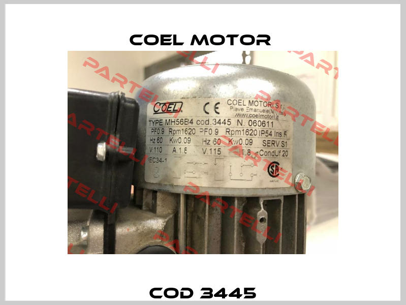 COD 3445 COEL MOTOR 