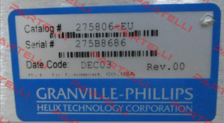 275806-EU  obsolete, direct replacement is 275400-1-GD-T  GRANVILLE PHILLIPS