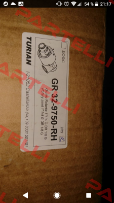 Mechanical seal for GR 32-9750-RH  Turian