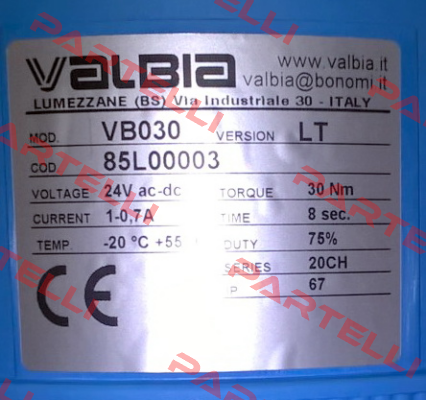85L00003 / VB3024 Valbia