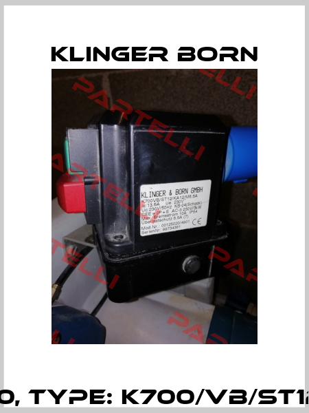 P/N: 0012.5020, Type: K700/VB/ST12/KA12/Phw/P Klinger Born
