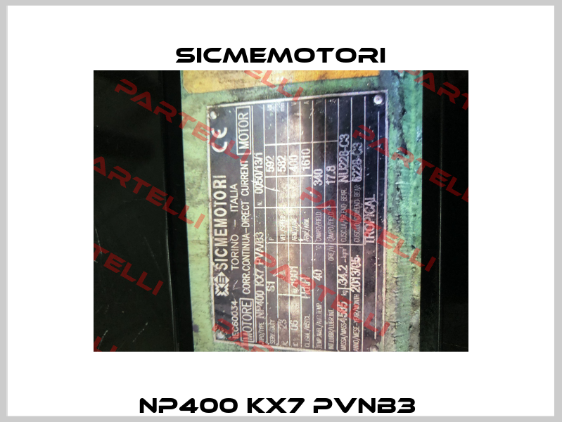 NP400 KX7 PVNB3  Sicmemotori