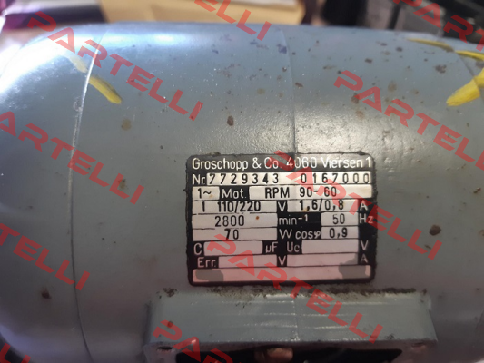 RPM 90-60, Nr. 7729343 0167000 obsolete  Groschopp