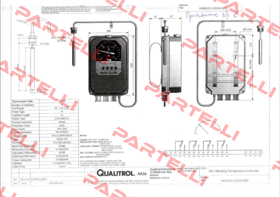 AKM345-00243386 Qualitrol