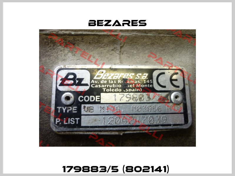 179883/5 (802141)  Bezares