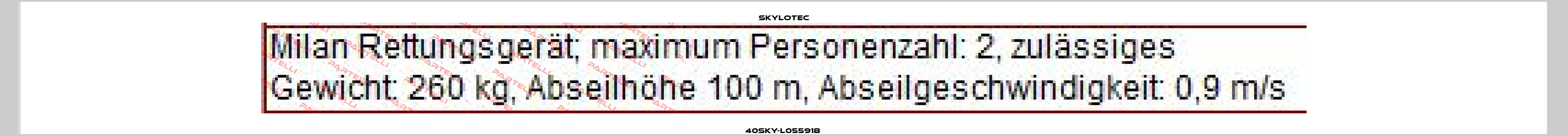 40sky-l055918  Skylotec