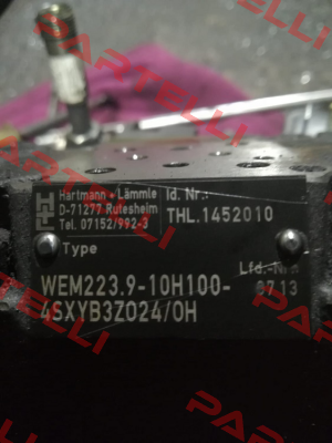 WEM223.9-10H100-4S* Hartmann-Lammle